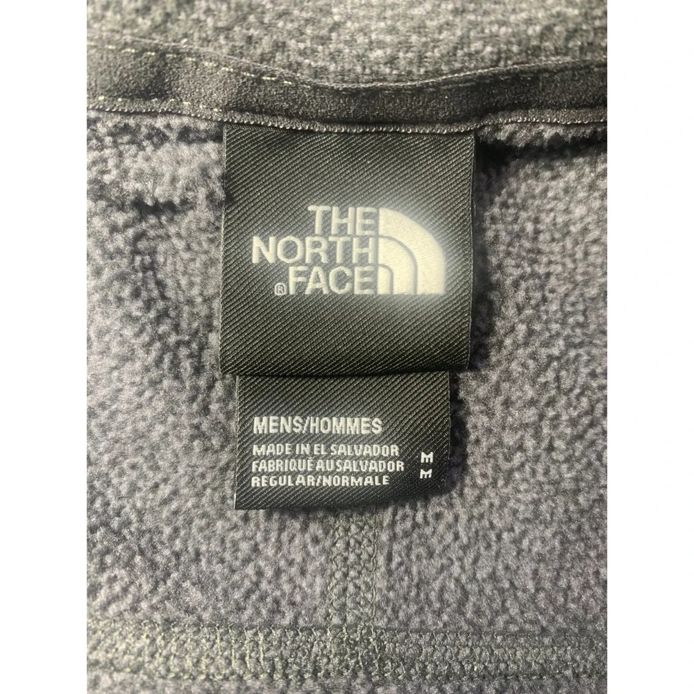 The North Face Textured 1/4 Zip Gray Pullover Men’s M Hiking Outdoor